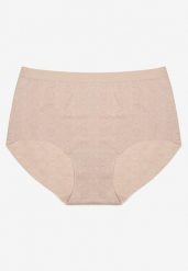Beżowa Bielizna Modelująca Majtki High Waist Lilialira. Brązowa bielizna wyszczuplająca Renee, uniwersalny, bez wzorów, z jeansu. Za 9.99 zł.