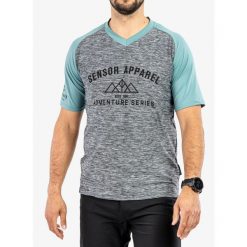 Koszulka rowerowa męska Sensor Charger Jersey SS. Szare buty sportowe męskie Sensor, m, bez wzorów, z jersey, bez kołnierzyka, bez ramiączek, rowerowe. Za 146.99 zł.