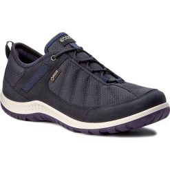 Półbuty ECCO - Aspina GORE-TEX 83854350320 Navy/True Navy. Półbuty damskie marki ecco. W wyprzedaży za 379.00 zł.