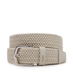 Pasek Męski BOSS. Brązowe paski damskie Boss, bez wzorów. Za 379.99 zł.