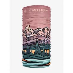 Chusta wielofunkcyjna Buff Coolnet UV National Parks - grand teton. Brązowe szaliki i chusty damskie Buff, bez wzorów. Za 84.99 zł.