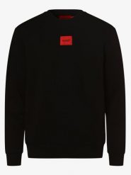 HUGO bluza nierozpinana Mężczyźni Bawełna czarny, M. Czarne bluzy męskie Hugo, m, bez wzorów, z bawełny, bez kaptura. Za 399.95 zł.