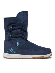 Kappa Śniegowce 260513K Granatowy. Niebieskie buty zimowe dziewczęce Kappa, z materiału, bez zapięcia. Za 169.99 zł.