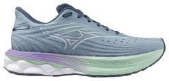 Buty do biegania damskie Mizuno Wave Skyrise 6. Fioletowe obuwie sportowe damskie Mizuno, bez wzorów, z materiału, do biegania, mizuno wave. Za 634.50 zł.