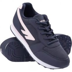 Buty do chodzenia damskie Hi-Tec Ernes. Niebieskie obuwie sportowe damskie Hi-tec, bez wzorów, z gumy, trekkingowe. Za 241.00 zł.