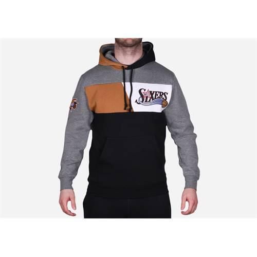 Bluzy sportowa męska Mitchell & Ness Philadelphia 76ers. Czarne bluzy męskie Mitchell & Ness, m, bez wzorów, z kapturem. Za 515.00 zł.