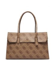 Guess Torebka Kiera TWOB97 32024 Brązowy jasny. Brązowe torebki do ręki damskie Guess, z aplikacjami, ze skóry, bez dodatków. Za 794.99 zł.