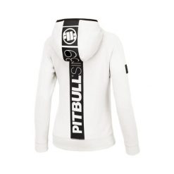 Bluza damska Pitbull rozpinana z kapturem Fuchsia. Białe bluzy sportowe damskie PITBULL, s, bez wzorów, z kapturem, na fitness i siłownię. Za 249.00 zł.