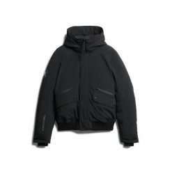 Kurtka bomber утеплена Superdry City. Czarne kurtki męskie Superdry., xl, z aplikacjami, z materiału, eleganckie, bez kaptura. Za 647.35 zł.