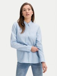 Gap Koszula 269247-00 Niebieski Regular Fit. Niebieskie bluzki damskie GAP, xxs, bez wzorów, z bawełny, bez kołnierzyka, bez ramiączek. Za 139.99 zł.