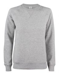 Clique Premium OC Roundneck Women Bluza damska z bawełny organicznej – grey. Szare bluzy damskie CLIQUE, s, bez wzorów, z bawełny, bez kaptura. Za 232.73 zł.
