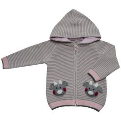 EKO Dziewczęcy Sweter W Pasy, 104, Jasnoróżowy. Swetry dla dziewczynek marki EKO. Za 93.00 zł.