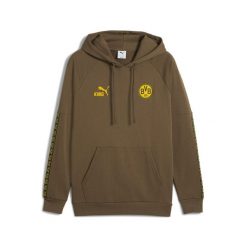 Męska bluza z kapturem Borussia Dortmund KING PUMA. Brązowe bluzy męskie Puma, m, bez wzorów, z kapturem. Za 309.00 zł.