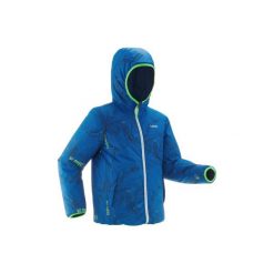 Kurtka SKI-P 100 WARM. Niebieskie kurtki i płaszcze dla chłopców WED'ZE. Za 129.99 zł.