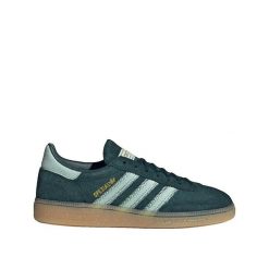Buty adidas Handball Spezial Zielone. Zielone obuwie sportowe damskie Adidas, bez wzorów, z gumy, do piłki ręcznej. Za 569.45 zł.