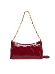 Coccinelle Torebka THJ Coccinelle Aura Shiny E5 THJ 55 01 01 Bordowy. Czerwone torebki do ręki damskie Coccinelle, bez wzorów, ze skóry, bez dodatków. Za 899.99 zł.