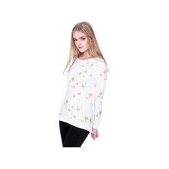 Bluza Złote Gwiazdy. Białe bluzy damskie Heroesque, z bawełny. Za 160.00 zł.