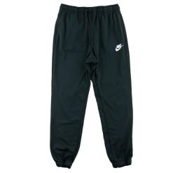 Nike spodnie dresowe męskie. Czarne spodnie sportowe męskie Nike, l, bez wzorów, z dresówki, do biegania. Za 127.76 zł.