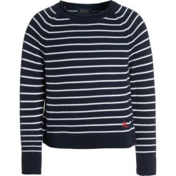 Polo Ralph Lauren EYELET Sweter summer navy/white. Swetry damskie marki Polo Ralph Lauren. Za 359.00 zł.