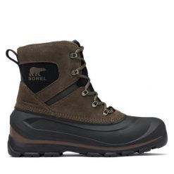 Śniegowce Sorel. Brązowe śniegowce i trapery męskie Sorel, bez zapięcia. Za 649.99 zł.