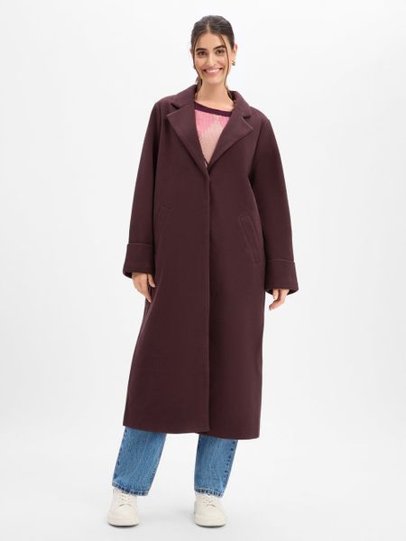 Noisy May Płaszcz Kobiety lila, XL. Płaszcze damskie Noisy may, xl, bez wzorów, bez kaptura. Za 499.95 zł.