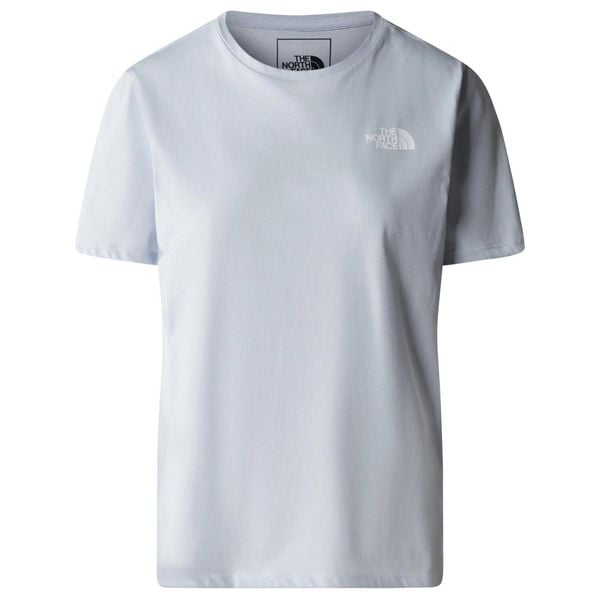 T-shirt damski The North Face Foundation Graphic z krótkim rękawem. Niebieskie koszulki sportowe damskie The North Face, m, bez wzorów, bez kołnierzyka, bez ramiączek. W wyprzedaży za 156.95 zł.