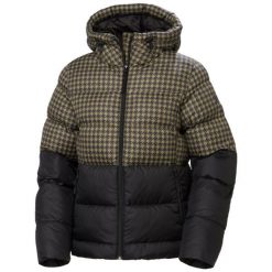 Damska kurtka puchowa Helly Hansen Active. Brązowe kurtki damskie Helly Hansen, bez wzorów, z puchu, bez kaptura. W wyprzedaży za 842.00 zł.