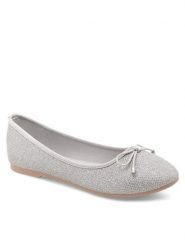 Jenny Fairy Baleriny ELENI TS5682-01 Srebrny. Szare baleriny damskie Jenny Fairy, bez wzorów, z syntetyku, bez obcasa. Za 59.99 zł.