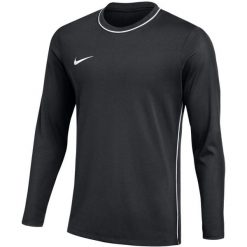 Koszulka męska Nike Dri-Fit Park 26 Crew Top. Czarne bluzy męskie Nike, z poliesteru, bez zapięcia, na fitness i siłownię, dri-fit (nike). Za 108.99 zł.