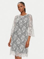Bruuns Bazaar Sukienka koktajlowa Majah BBW3837 Écru Regular Fit. Sukienki damskie Bruuns Bazaar, bez wzorów, z syntetyku, wizytowe, bez kołnierzyka, bez ramiączek. Za 749.99 zł.