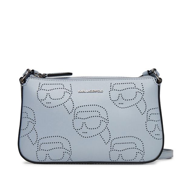 Torebka KARL LAGERFELD. Niebieskie listonoszki damskie KARL LAGERFELD, bez wzorów, bez dodatków. Za 469.99 zł.