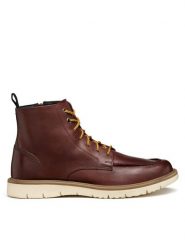 Geox Kozaki U Pove U56M7A 000FF C7011 Bordowy. Czerwone kozaki męskie Geox, ze skóry. Za 469.99 zł.