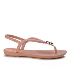 Sandały damskie Ipanema CLASS UNA FEM. Czerwone sandały damskie Ipanema, bez wzorów, z materiału, bez obcasa, na płaskiej podeszwie, bez zapięcia. Za 79.00 zł.