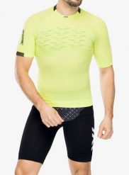 Koszulka do biegania X-bionic Effektor 4D Running Shirt SH SL. Zielone koszulki sportowe męskie X Bionic, l, bez wzorów, z materiału, bez kołnierzyka, bez ramiączek, do biegania. Za 875.00 zł.