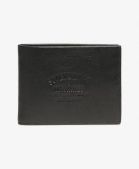 Superdry Portfel skórzany – Czarny, podszewka poliester – Black. Czarne portfele damskie Superdry., bez wzorów, z poliesteru. Za 159.75 zł.