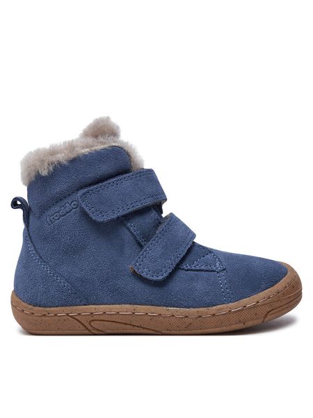 Froddo Kozaki Minni Suede G2110141-6 S Niebieski. Niebieskie buty zimowe chłopięce Froddo, bez wzorów, ze skóry, bez zapięcia. Za 289.99 zł.