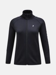 Bluza damska Peak Performance Rider Zip Jacket. Czarne bluzy damskie Peak Performance, m, bez wzorów, z elastanu. Za 599.00 zł.