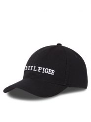 Tommy Hilfiger Czapka z daszkiem Th Monotype Soft 6 Panel Cap AM0AM12154 Czarny. Czarne rękawiczki męskie Tommy Hilfiger, bez wzorów, z materiału. Za 109.99 zł.