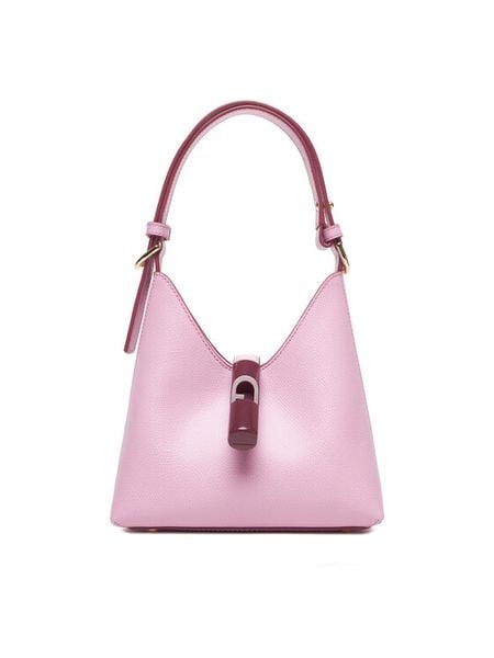 Furla Torebka WE00820-ARE000-4148S-9-001-20-KH-E Różowy. Czerwone torebki do ręki damskie Furla, bez wzorów, ze skóry, bez dodatków. Za 989.99 zł.