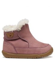 Geox Kozaki B Macchia Girl B664PC 00033 C8006 Różowy. Czerwone buty zimowe dziewczęce Geox, bez wzorów, z nubiku, bez zapięcia. Za 299.99 zł.