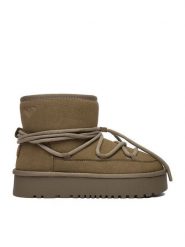 Roxy Śniegowce CEO-HDR2503-3 Khaki. Brązowe śniegowce i trapery damskie Roxy, z materiału. Za 249.99 zł.