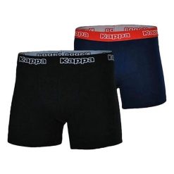 Bokserki męskie Men Boxer Shorts 2. Niebieskie bokserki męskie Kappa, l, bez wzorów, z bawełny. Za 35.89 zł.