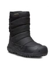 Keen Śniegowce Puffrider Wp 1028022-10 Czarny. Czarne buty zimowe chłopięce Keen, bez wzorów, z materiału, bez zapięcia. Za 419.99 zł.