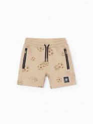 Mayoral Szorty sportowe 3209 Beżowy Regular Fit. Brązowe szorty dla chłopców Mayoral, bez wzorów, z syntetyku, sportowe. Za 89.99 zł.