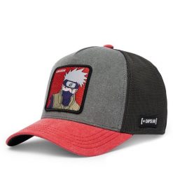 Czapka z daszkiem Capslab. Brązowe czapki i kapelusze damskie CapsLab, bez wzorów. Za 169.99 zł.