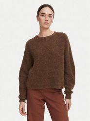 Marella Sweter Giunco 2623366322 Brązowy Loose Fit. Brązowe swetry damskie Marella, m, bez wzorów, z syntetyku, bez kołnierzyka, bez ramiączek, bez kaptura. Za 939.99 zł.