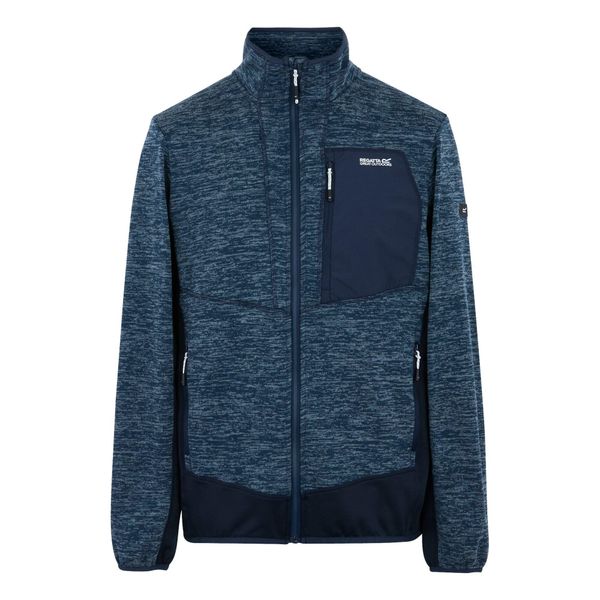 Męska Bluza Polarowa Baslinn. Niebieskie bluzy męskie Regatta, m, bez wzorów, z dzianiny, bez kaptura. Za 95.99 zł.
