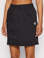 Adidas Spódnica trapezowa Always Orginal Snap HF2023 Czarny Relaxed Fit. Czarne spódnice damskie Adidas, bez wzorów, z syntetyku, trapezowe. Za 199.99 zł.
