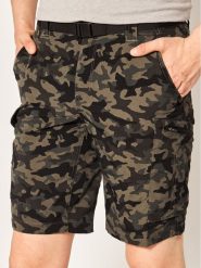 Columbia Szorty sportowe Silver Ridge II Printed Cargo 1587033 Czarny Regular Fit. Czarne krótkie spodenki sportowe męskie Columbia, m, bez wzorów, z syntetyku. Za 229.99 zł.
