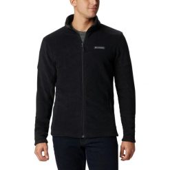 Polarowy sweter męski Columbia Basin Trail III Full Zip. Czarne swetry przez głowę męskie Columbia, na zimę, m, bez wzorów, z polaru, bez kołnierzyka. Za 250.35 zł.